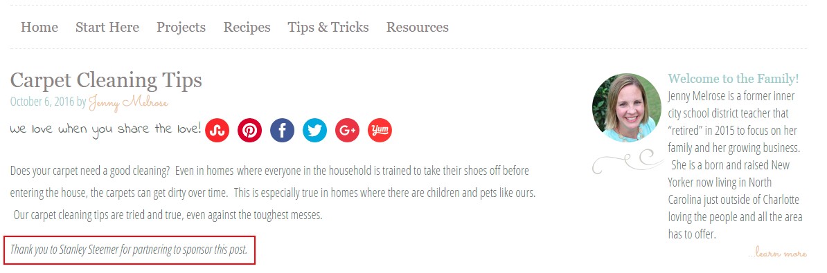 Influencer Tips on Carpet Cleaning Influencer Tips on Carpet Cleaning