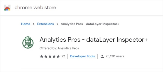 Chrome Web Store example